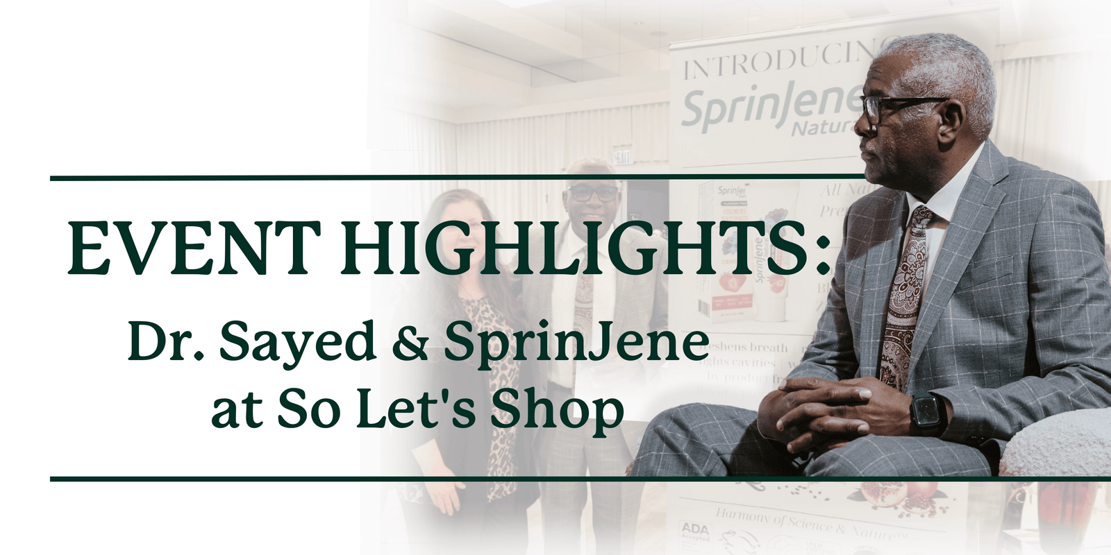 Event Highlights: Dr. Sayed and SprinJene at So Let's Shop