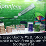 NJ Toothpaste Company, Sprinjene, introduces their Natural toothpaste line at the NJ Gluten Free Show