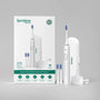 Brushing Teeth Using Sonic Electric Toothbrush