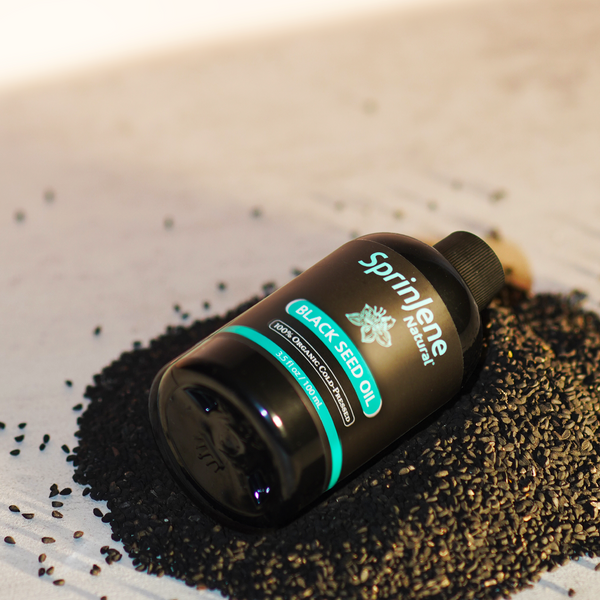 SprinJene Natural® 100% Organic Cold-Pressed Black Seed Oil - Sprinjene