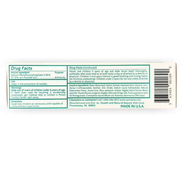 Children's Watermelon Toothpaste With Cavity Protection by SprinJene Natural® - Sprinjene