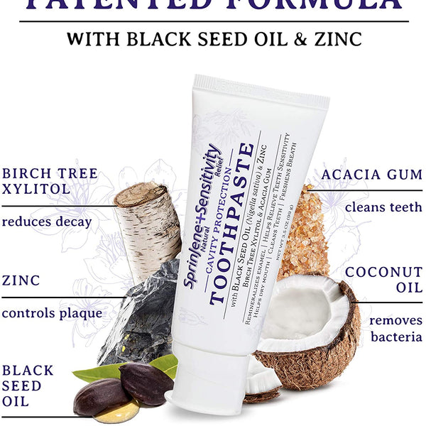 SprinJene Natural® Sensitivity Relief Toothpaste With Cavity Protection 3.5oz - Sprinjene