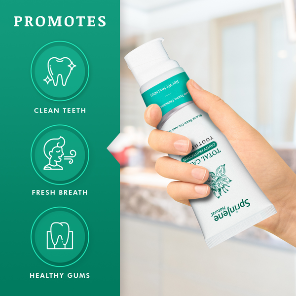 SprinJene Natural® Total Care Cavity Protection Toothpaste 5oz - Sprinjene