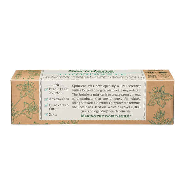 SprinJene Natural® Fluoride Free Toothpaste - Sprinjene