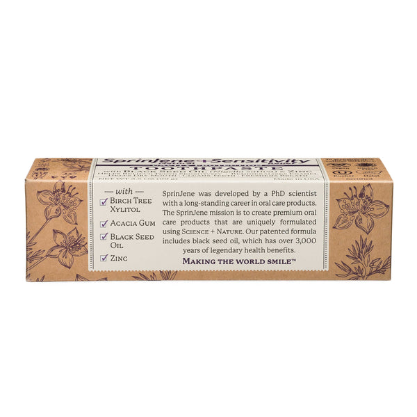 Sensitivity Relief Fluoride Free Toothpaste by SprinJene Natural® 3.5oz - Sprinjene