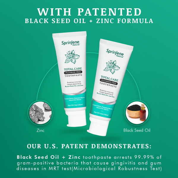 SprinJene Natural ® Total Care Fluoride Free Toothpaste - Sprinjene