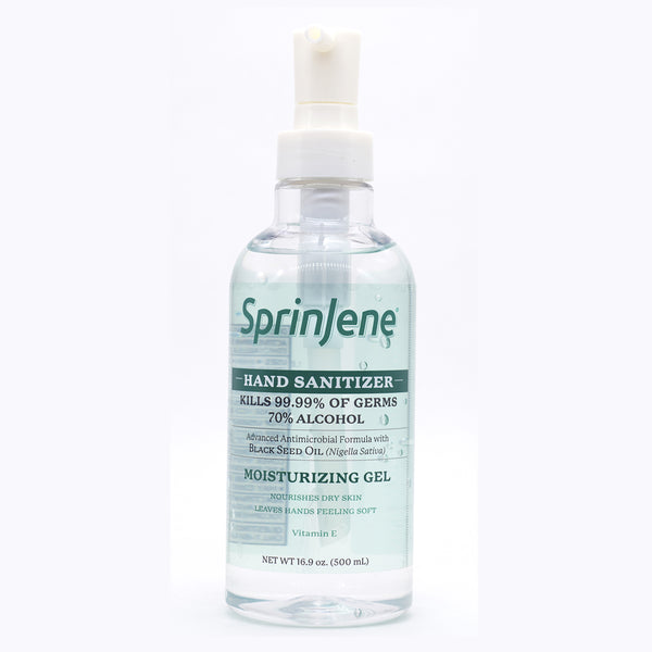 SprinJene Natural Antimicrobial Moisturizing Hand Sanitizing Gel