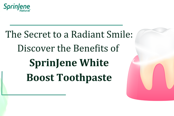 The Secret to a Radiant Smile: Discover the Benefits of SprinJene White Boost Toothpaste