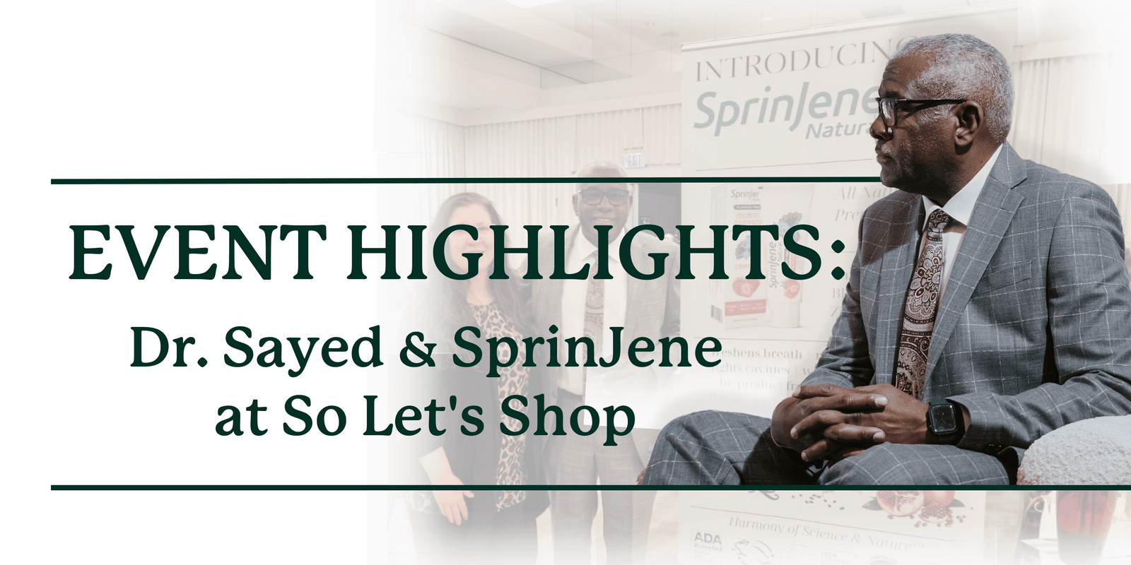 Event Highlights: Dr. Sayed and SprinJene at So Let's Shop
