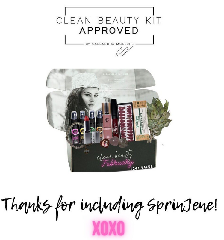 We’re Clean Beauty Kit approved! - SprinJene