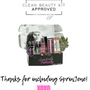 We’re Clean Beauty Kit approved! - SprinJene