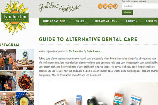 SprinJene in Kimberton Whole Foods, Guide to alternative Dental Care - SprinJene