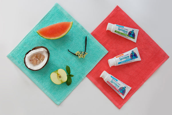 New SprinJene Natural® toothpaste offers a natural oral care option for kids