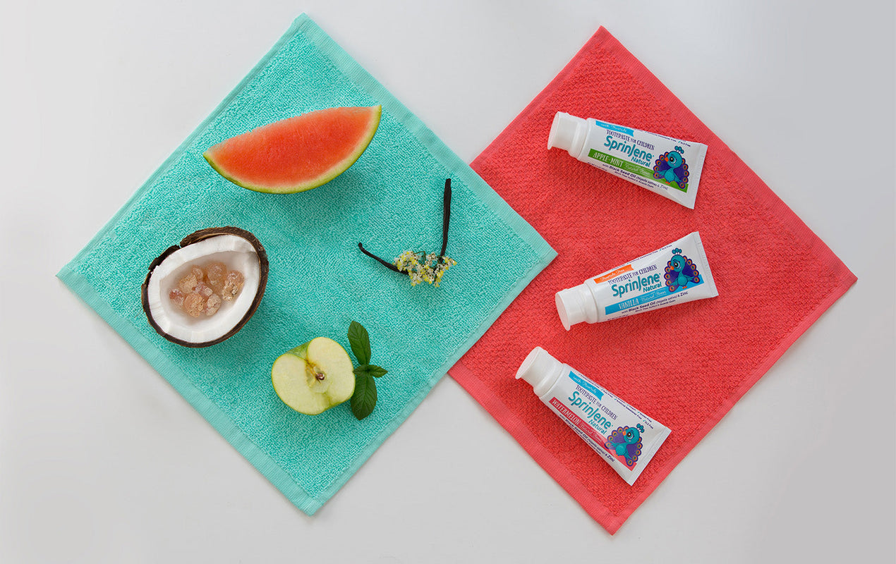New SprinJene Natural® toothpaste offers a natural oral care option for kids - SprinJene