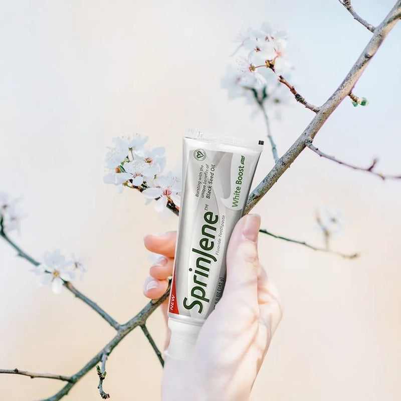Simply white natural toothpaste - SprinJene