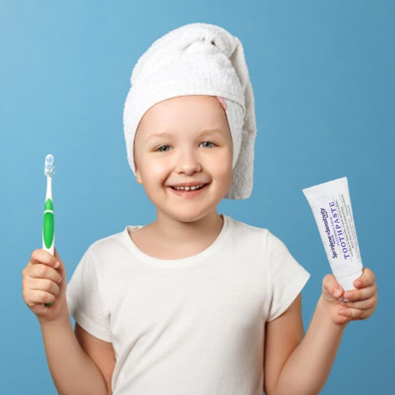 RAPID RELIEF WITH MINT NATURAL TOOTHPASTE FOR SENSITIVITY - SprinJene