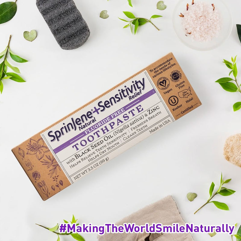 Natural Toothpaste for Sensitivity - SprinJene