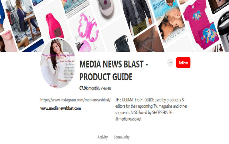SprinJene Natural in Media News Blast - Holiday Gift Guide in Pinterest - SprinJene
