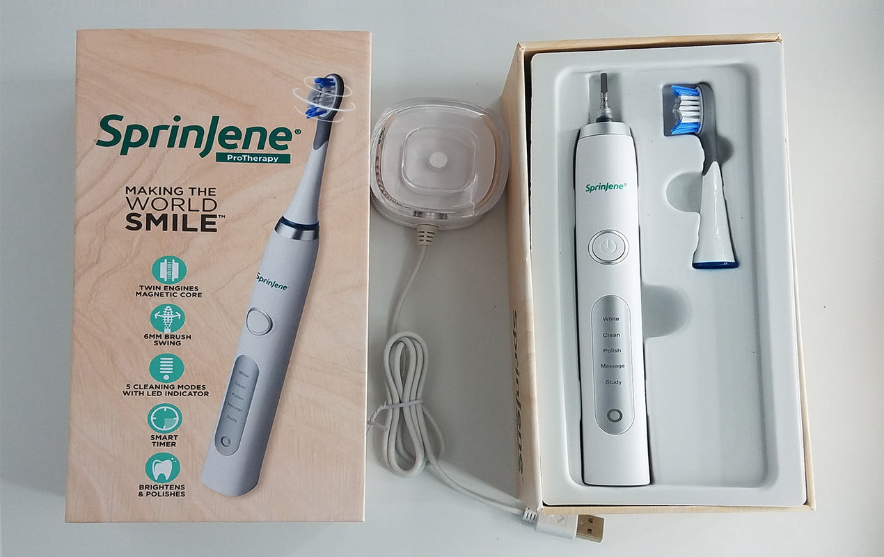 SprinJene Expands Product Offerings: Debuts its first ProTherapy Sonic Toothbrush