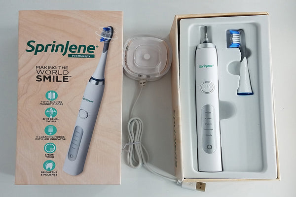 SprinJene Expands Product Offerings: Debuts its first ProTherapy Sonic Toothbrush - SprinJene