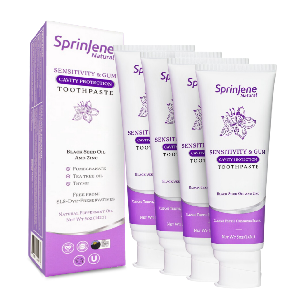 Sensitivity & Gum Cavity Protection by SprinJene Natural® 5oz - Sprinjene