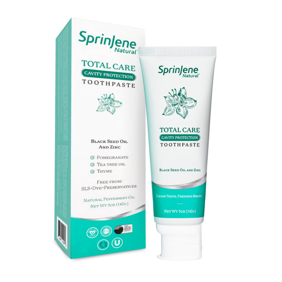 SprinJene Natural® Total Care Cavity Protection Toothpaste 5oz - Sprinjene