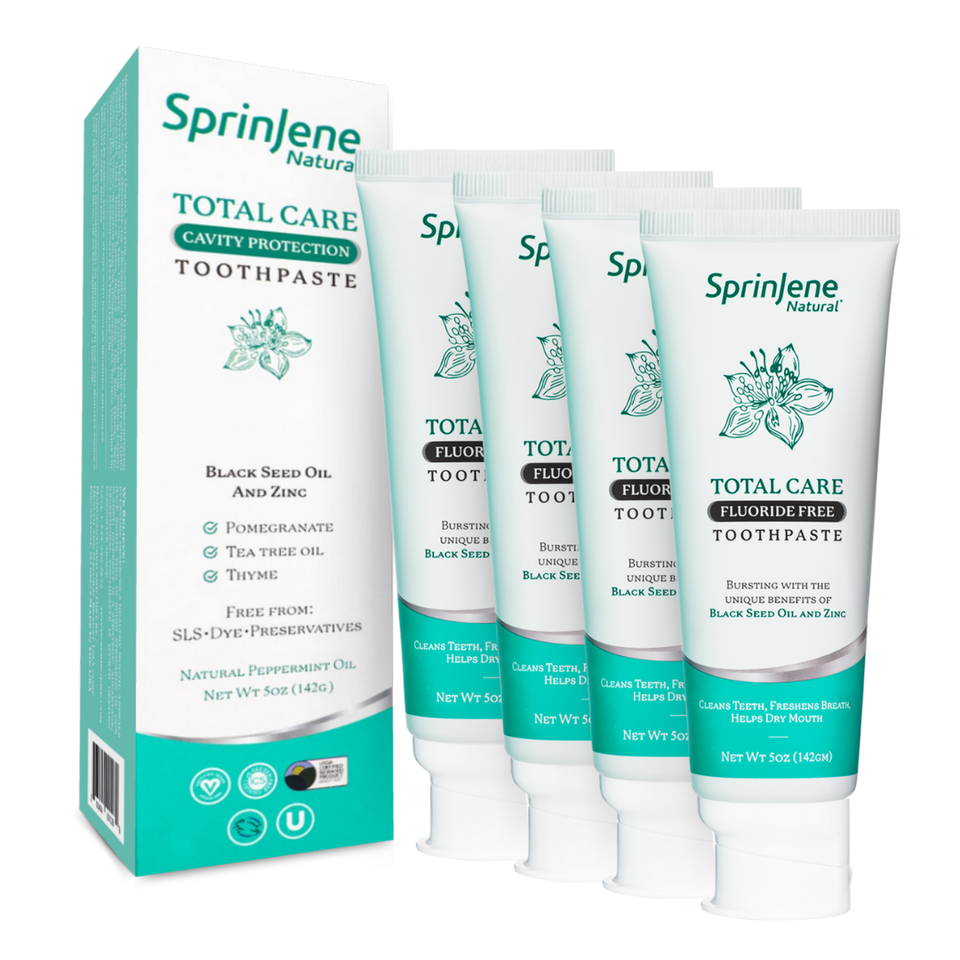 SprinJene Natural ® Total Care Fluoride Free Toothpaste - Sprinjene