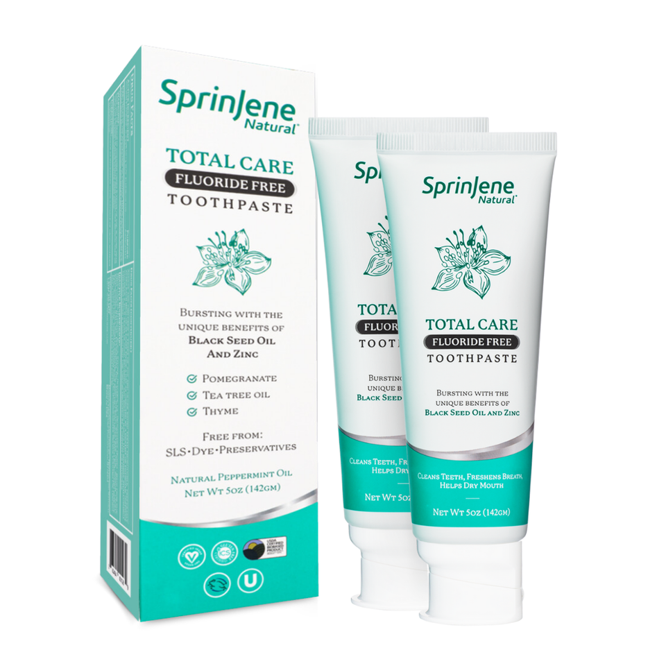 SprinJene Natural ® Total Care Fluoride Free Toothpaste - Sprinjene