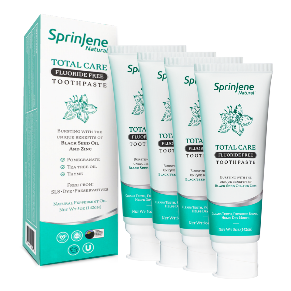 SprinJene Natural ® Total Care Fluoride Free Toothpaste - Sprinjene