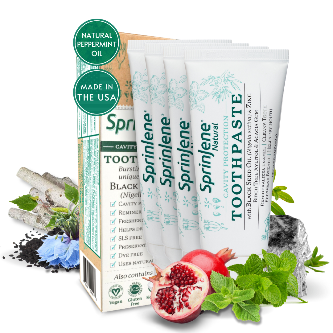 SprinJene Natural® Adult Cavity Protection Toothpaste