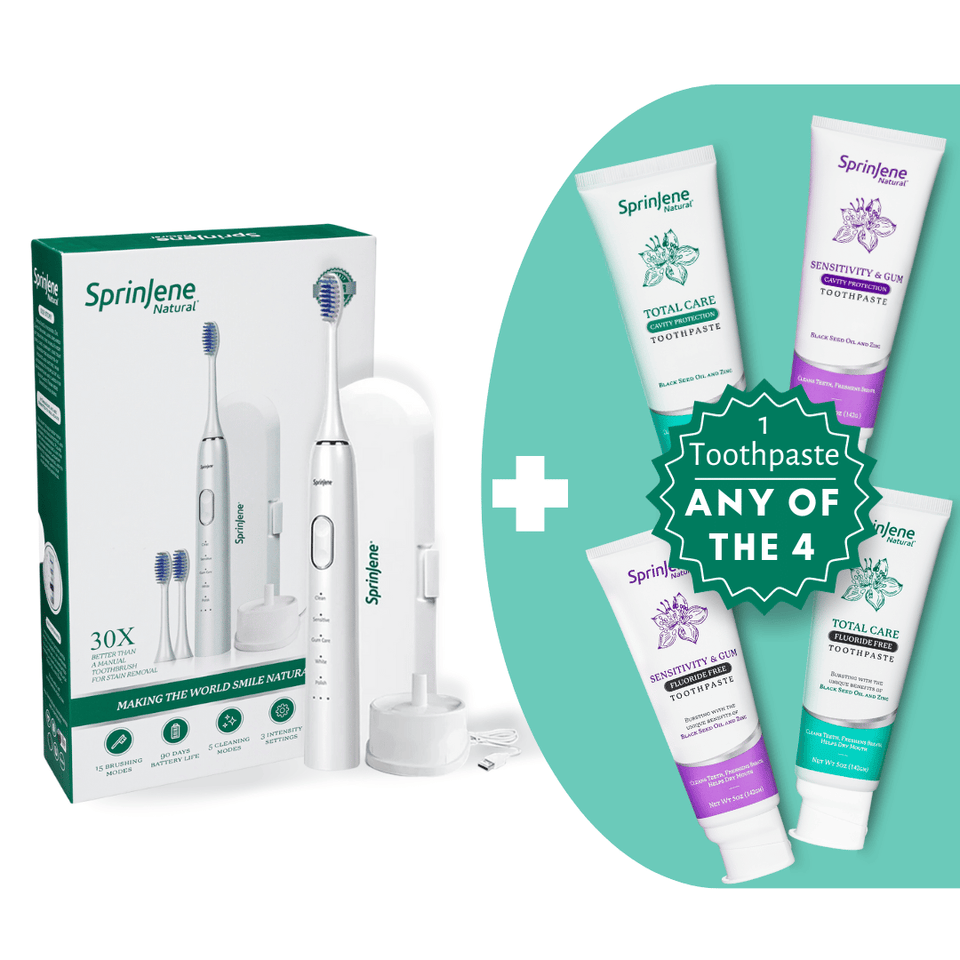 SprinJene Natural® - Toothbrush Bundle - Sprinjene