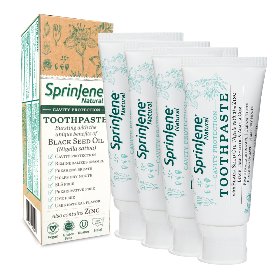 SprinJene Natural® Adult Cavity Protection Toothpaste - Sprinjene