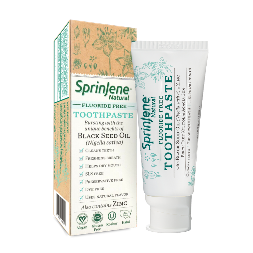 SprinJene Natural® Fluoride Free Toothpaste - Sprinjene