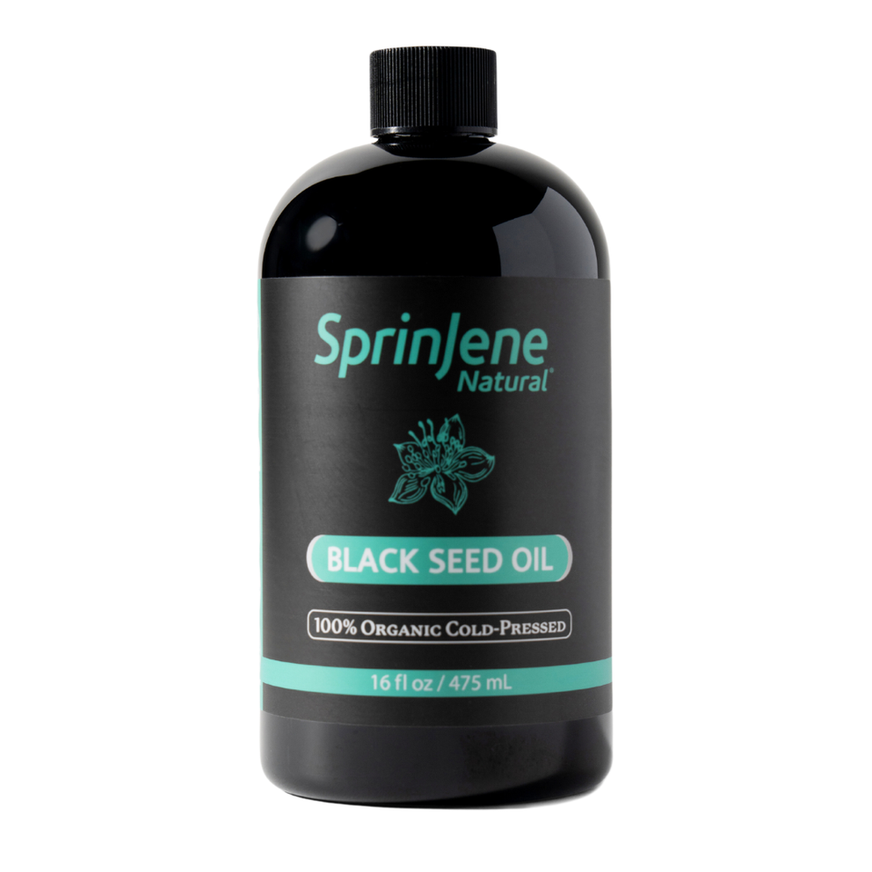 SprinJene Natural® 100% Organic Cold-Pressed Black Seed Oil - Sprinjene