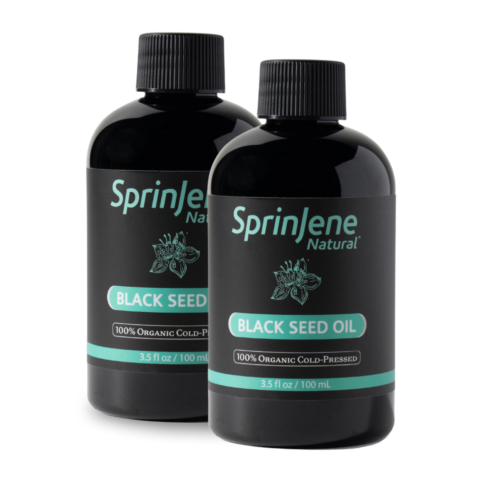 SprinJene Natural® 100% Organic Cold-Pressed Black Seed Oil - Sprinjene