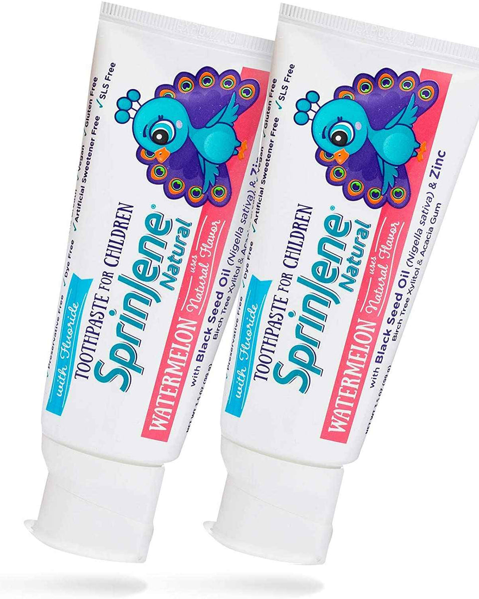 Children's Watermelon Toothpaste With Cavity Protection by SprinJene Natural®