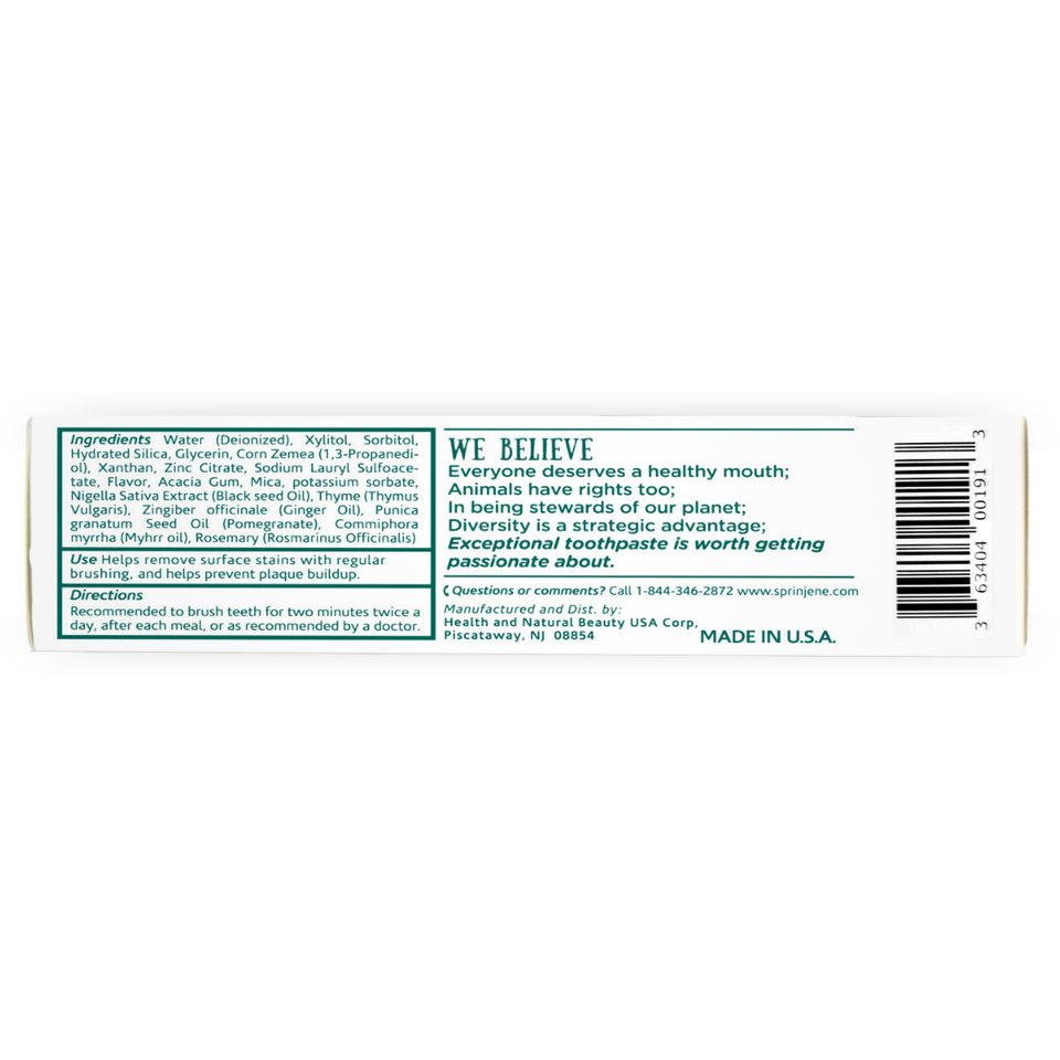 Children's Strawberry Fluoride-Free Toothpaste by SprinJene Natural® - Sprinjene