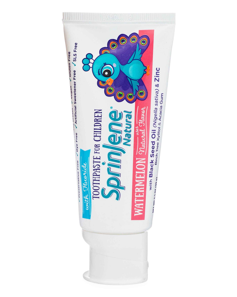 Children's Watermelon Toothpaste With Cavity Protection by SprinJene Natural®