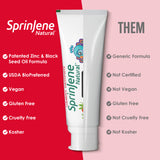 Children's Strawberry Fluoride-Free Toothpaste by SprinJene Natural® - Sprinjene