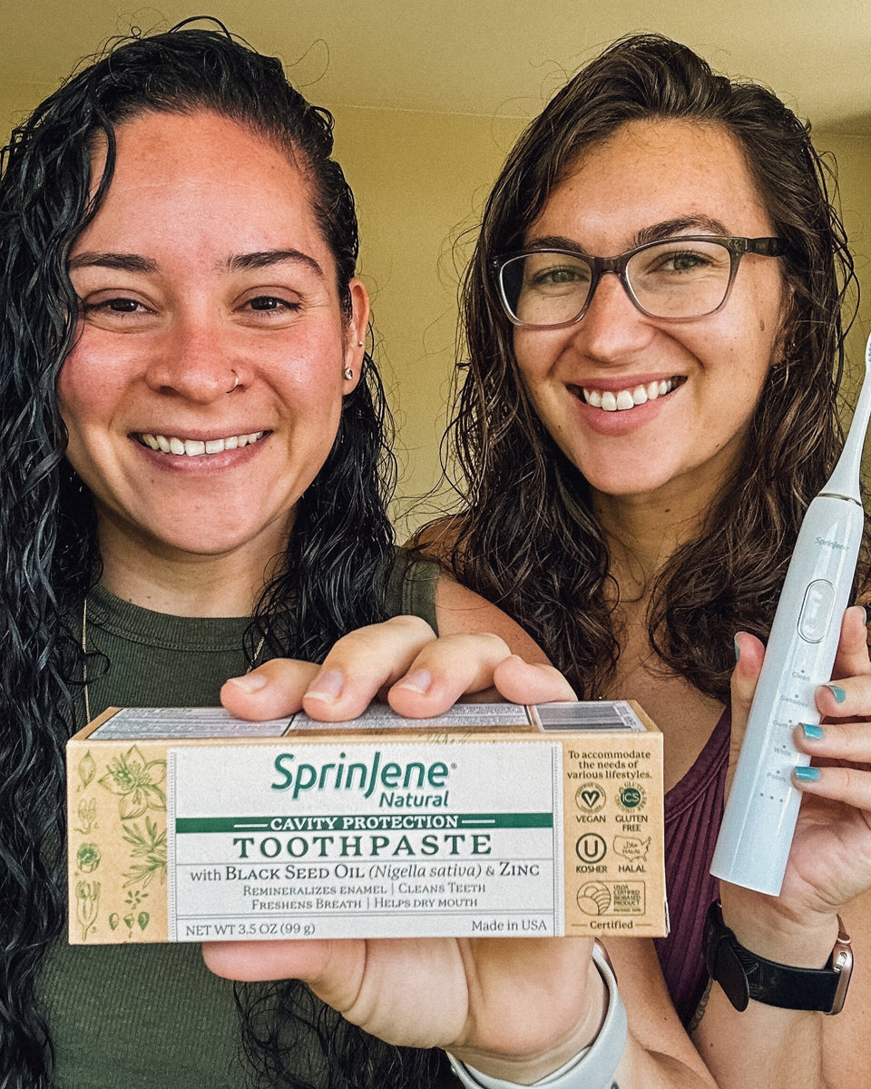 SprinJene Natural® - Deluxe Toothbrush Bundle - Sprinjene