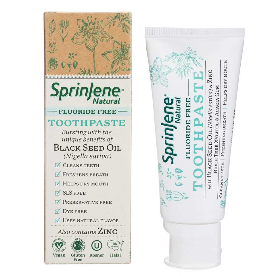 SprinJene Natural® Fluoride Free Toothpaste - Sprinjene