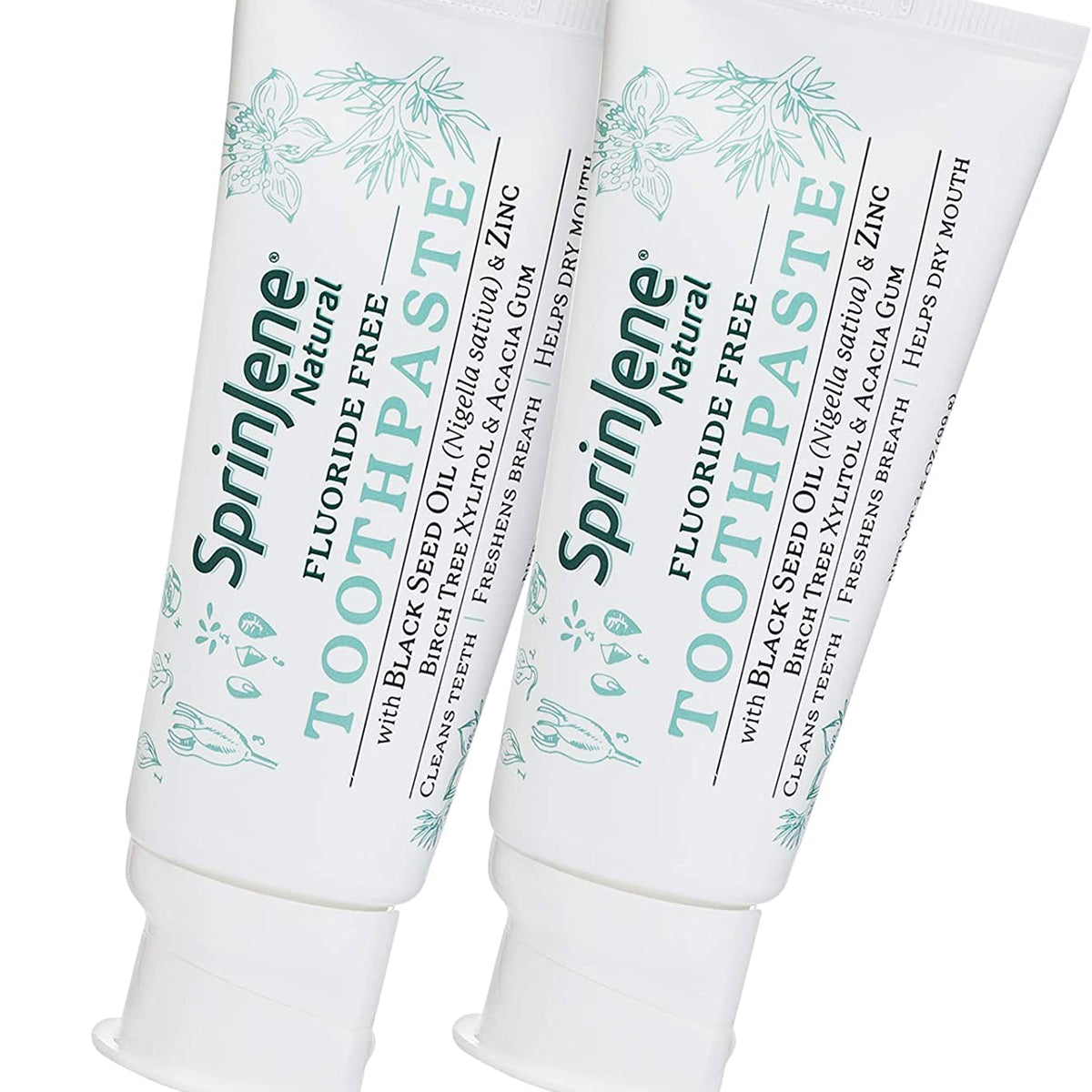 SprinJene Natural® Fluoride Free Toothpaste