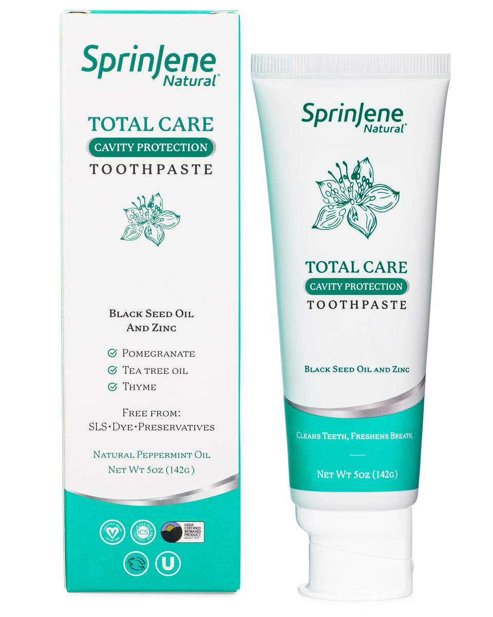 SprinJene Natural® Total Care Cavity Protection Toothpaste 5oz - Sprinjene