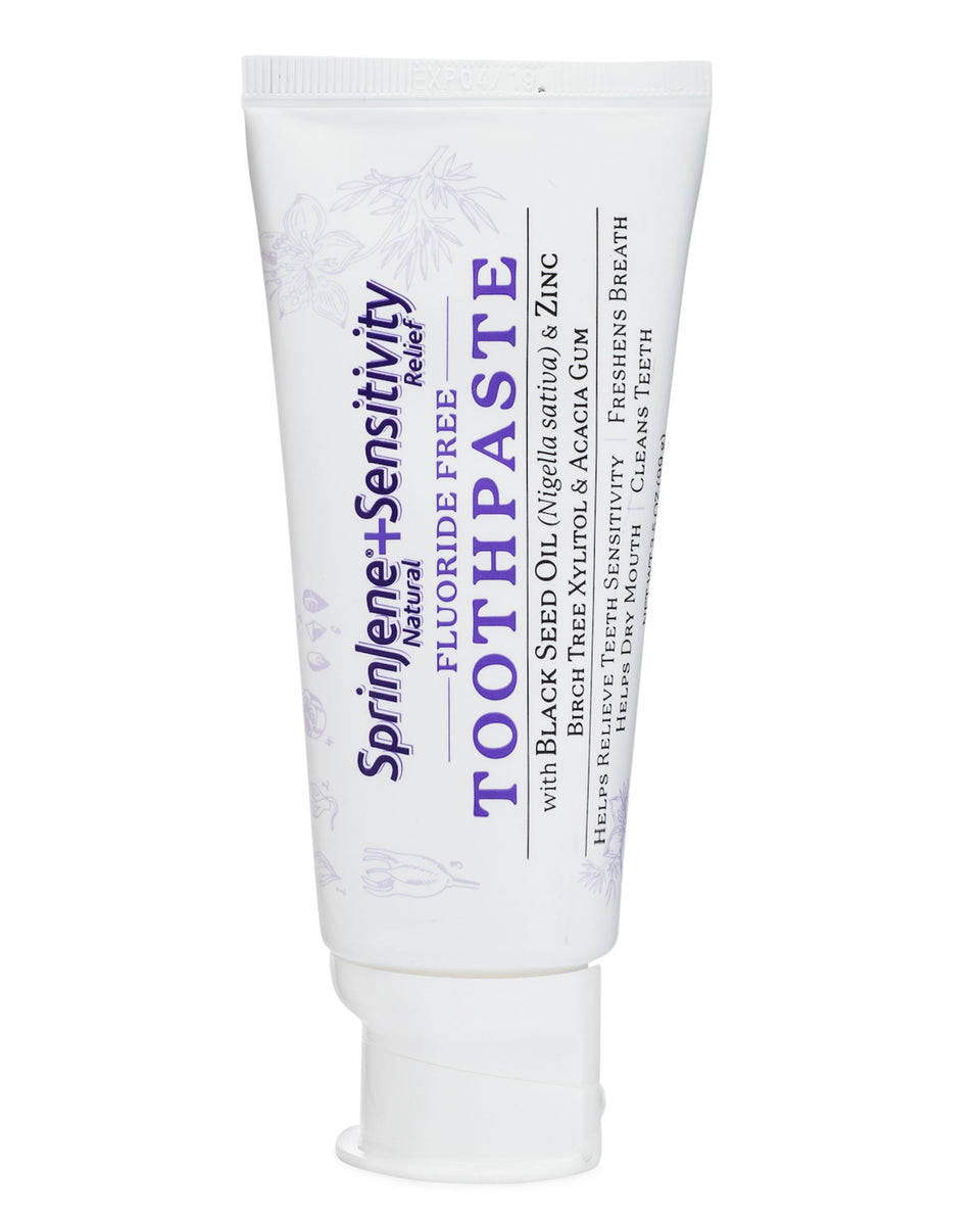 Sensitivity Relief Fluoride Free Toothpaste by SprinJene Natural® 3.5oz - Sprinjene