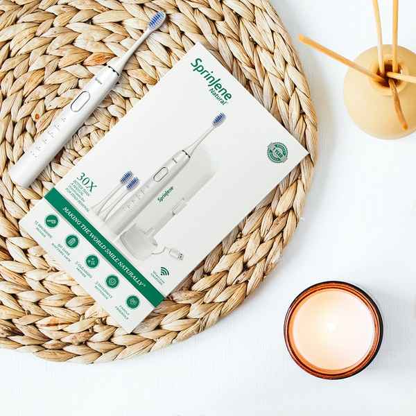 SprinJene Natural® Sonic Electric Toothbrush