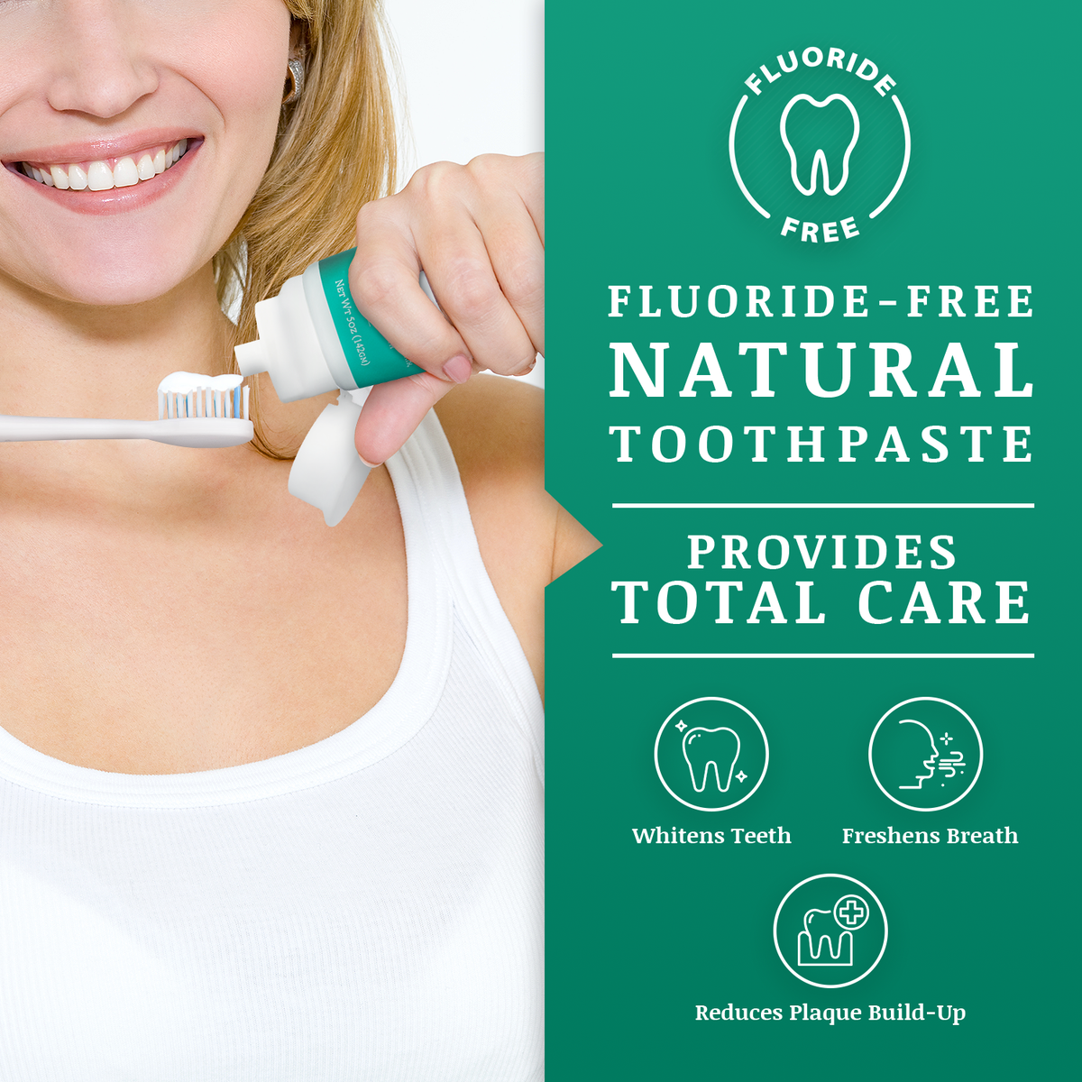 SprinJene Natural ® Total Care Fluoride Free Toothpaste