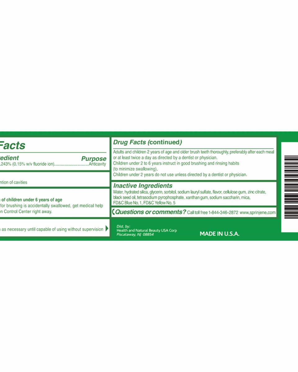 Travel Size Original Fresh Boost Toothpaste - Sprinjene